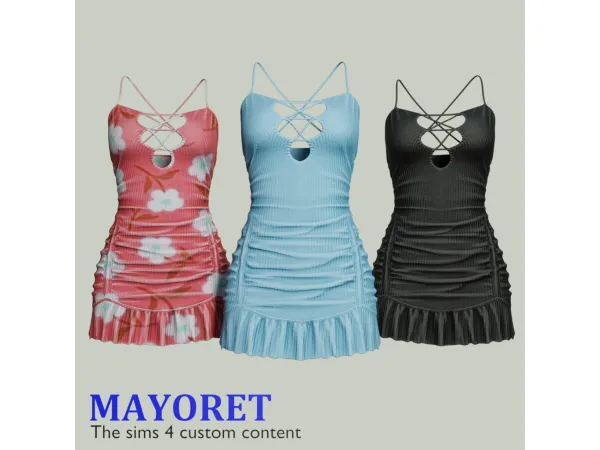 Sims 4 Mayoret-Pitae Dress