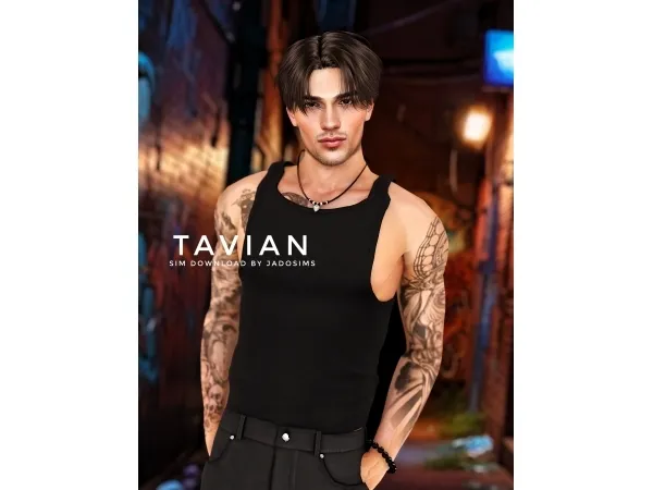 Sims 4 Tavian (Sim Download)