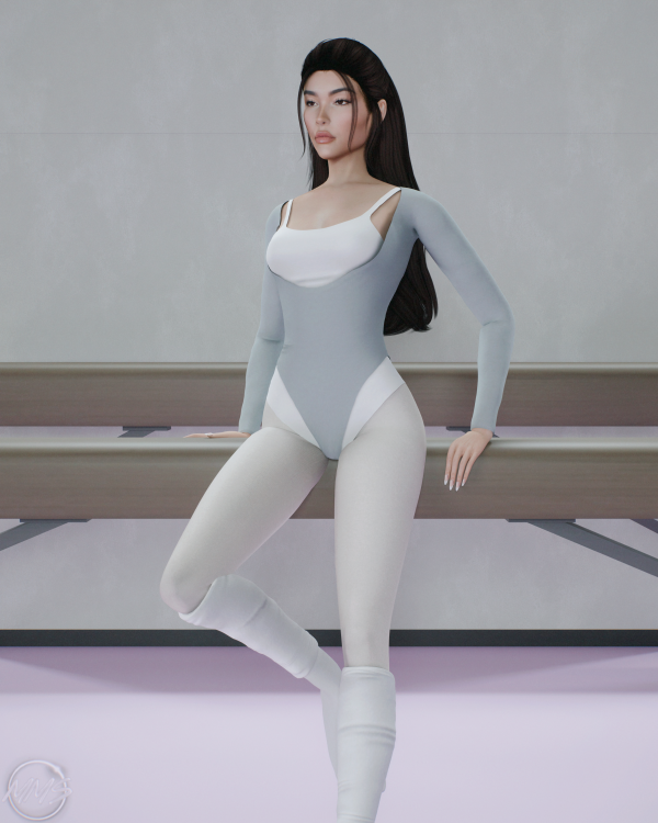 Alpha MADISON BEER YES BABY SET 3 by simsfinds - The Sims 4 Custom Content
