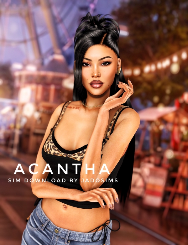 Alpha Acantha (Sim Download) by shopwithflynnn - The Sims 4 Custom Content