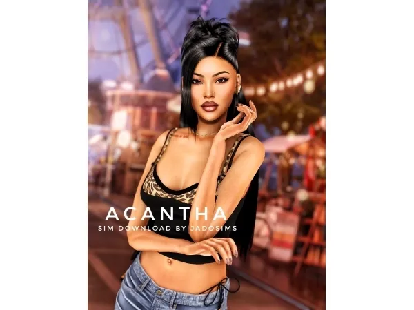 Sims 4 Acantha (Sim Download)