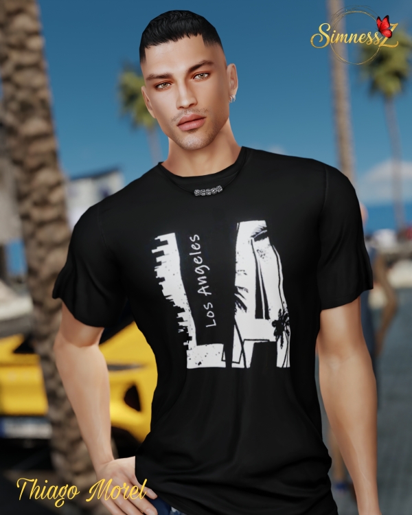 Alpha Thiago Morel by simnessz - The Sims 4 Custom Content