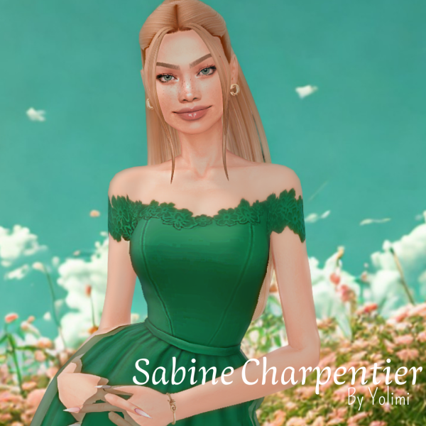 Mix Sabine Charpentier by yolimi - The Sims 4 Custom Content