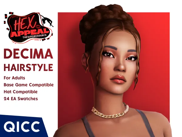 Sims 4 Decima Hair