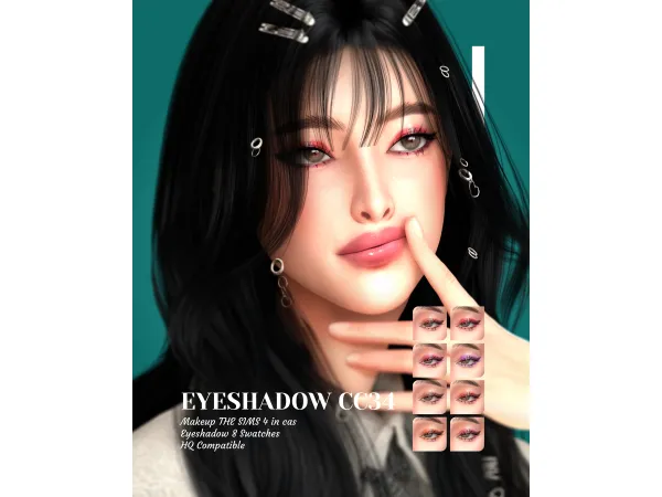 Alpha LEAN EYESHADOW CC34 - The Sims 4 Custom Content
