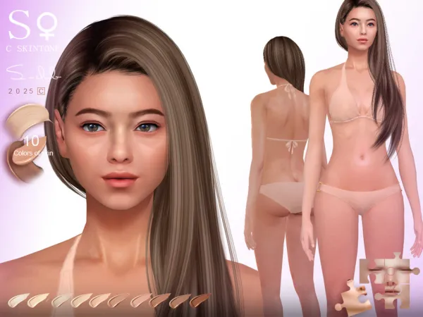 Sims 4 S-Club_1125_ female skintone by S-Club