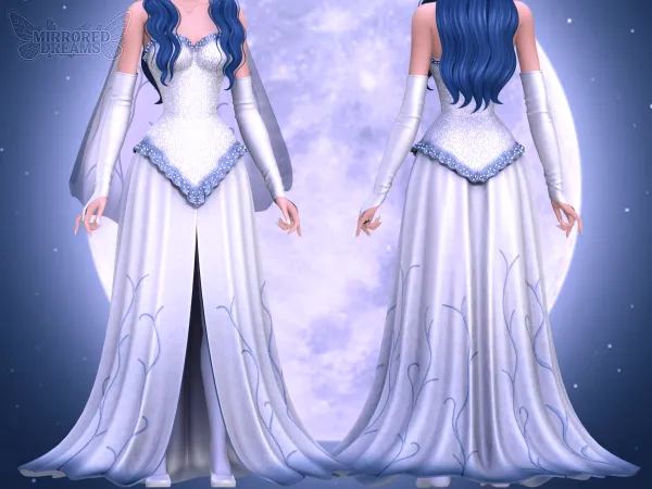 Mix Emily Noiva Cadu00e1ver Dress Luva Antes Que A Morte Nos Separe (Surprise Post) - The Sims 4 Custom Content