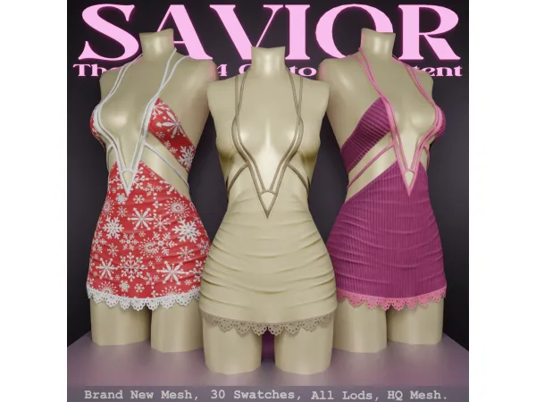Alpha Svr_Frimazyla Dress - The Sims 4 Custom Content
