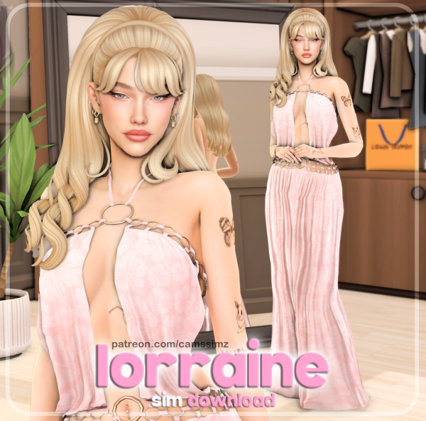 Mix lorraine by simsfinds - The Sims 4 Custom Content