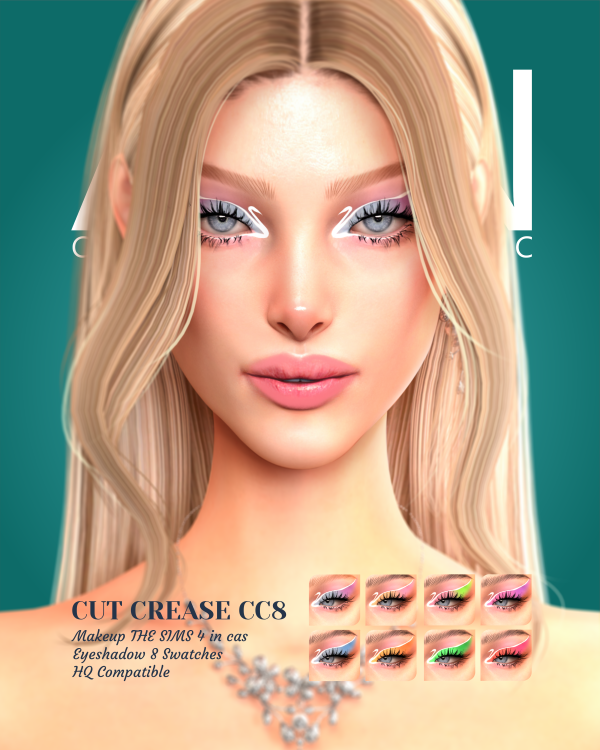 Alpha LEAN CUT CREASE CC8 by simsfinds - The Sims 4 Custom Content