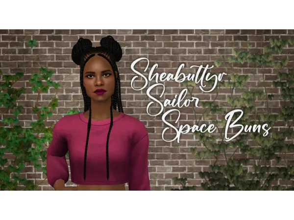 SheabuttyrSavvySweet Sailor Space Buns Retextured by timeparadoxsims - The Sims 2 Custom Content