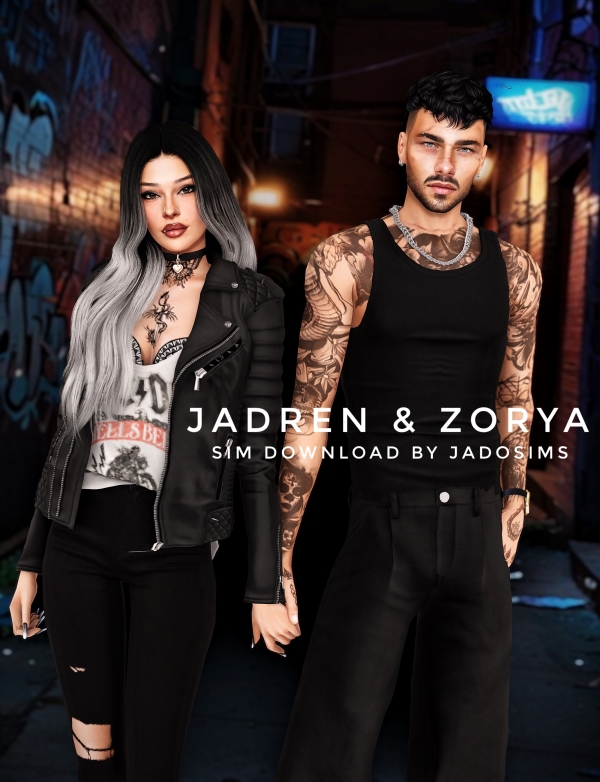 Alpha Jadren Zorya (Sim Download) by shopwithflynnn - The Sims 4 Custom Content