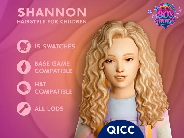 Sims 4 Shannon Hair