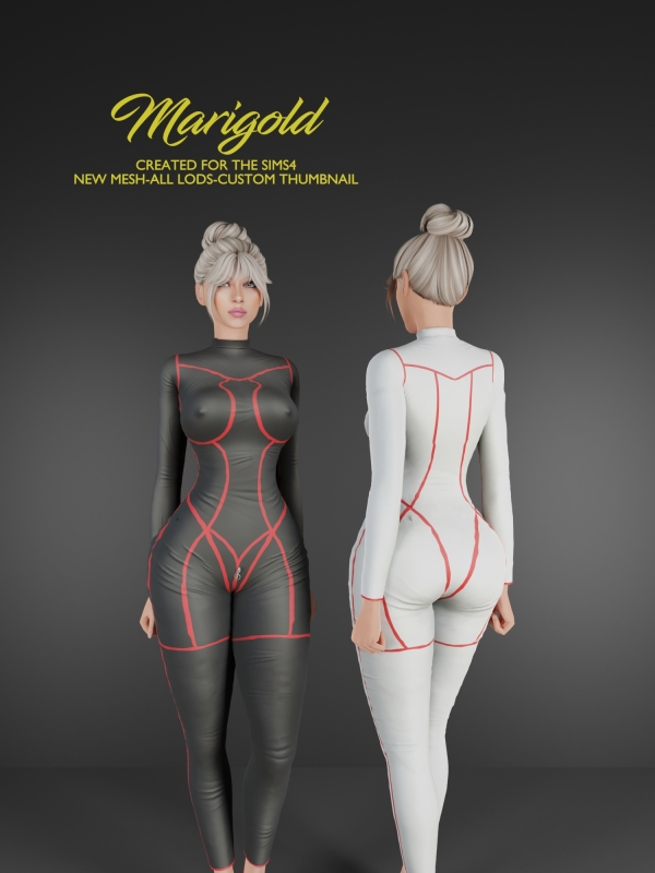 Alpha MARIGOLD TS4_VIVIAN by marigoldsims - The Sims 4 Custom Content