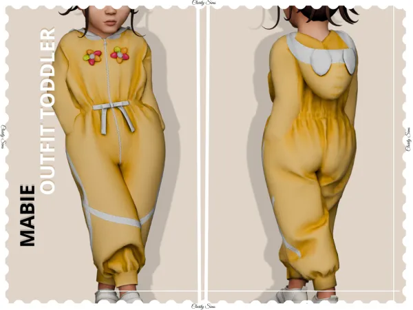 Alpha Mabie Outfit Toddler - The Sims 4 Custom Content
