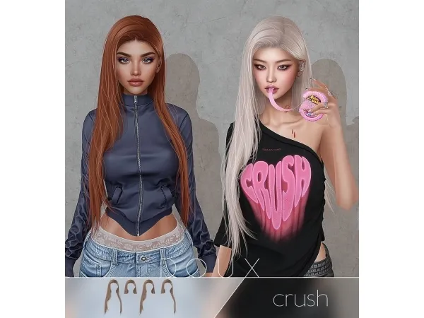 Alpha DOUX Crush - The Sims 4 Custom Content