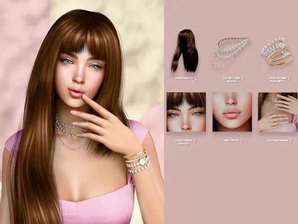 Sims 4 Tahani Lookbook