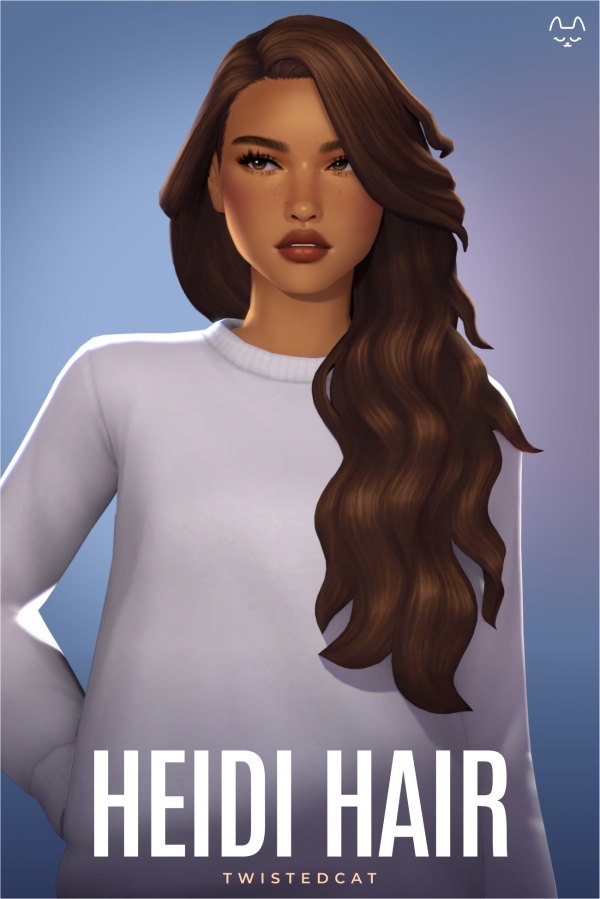 Maxis Match Heidi Hair by simsfinds - The Sims 4 Custom Content