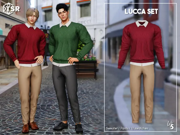 Sims 4 Lucca Clothing Set