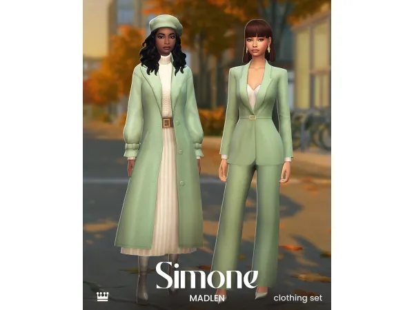 Maxis Match Simone Set by madlen - The Sims 4 Custom Content