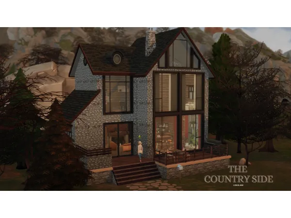 Maxis Match Lokelani The Country Side Lot - The Sims 4 Custom Content