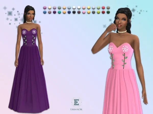 Sims 4 ErinAOK Womens Gown 112825