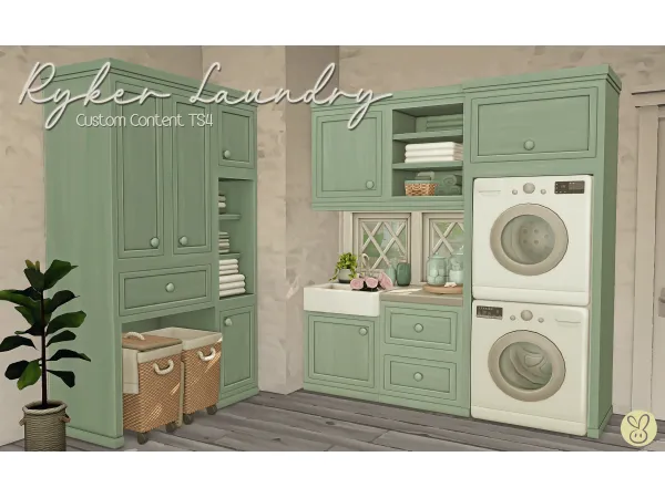 Maxis Match Ryker Laundry - The Sims 4 Custom Content