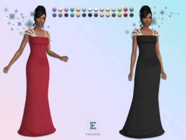 Sims 4 ErinAOK Womens Gown 113025