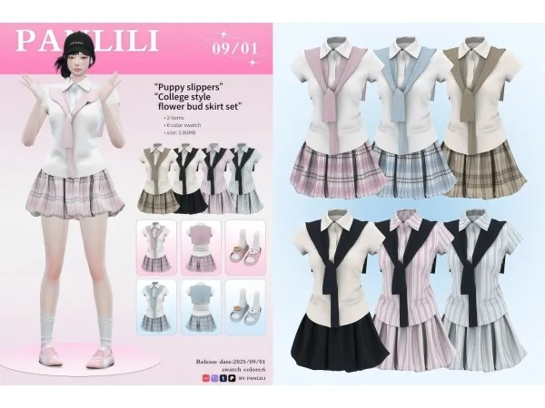 Mix PANLILI] Cas 2509 - The Sims 4 Custom Content