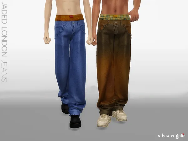 Alpha Jaded London Jeans Ringer Tee - The Sims 4 Custom Content