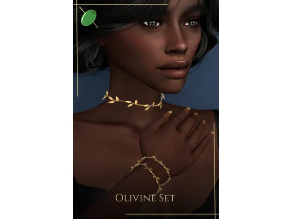 Alpha Olivine Set - The Sims 4 Custom Content