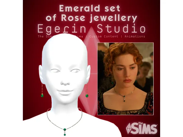 Mix [Egerin] Diamond Sultanas Crown (Aishe Sultan) - The Sims 4 Custom Content