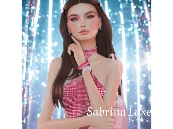 Mix Sabrina Luxe u2013 Y2K Diva - The Sims 4 Custom Content