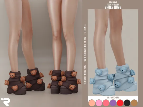 Alpha AF SHOES N093 - The Sims 4 Custom Content