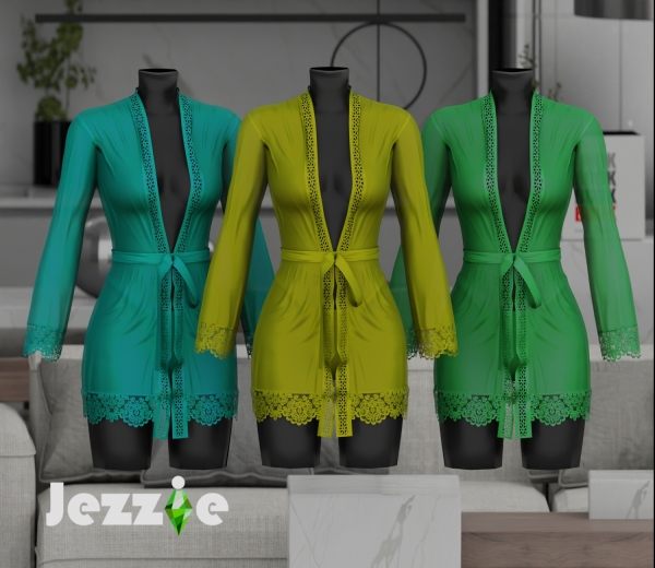 Alpha JEZZIETS4 ANDREA PIYAMA by jezziets4 - The Sims 4 Custom Content