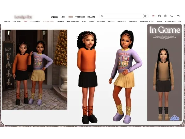 Mix Londyn Set by TBZSimz - The Sims 4 Custom Content