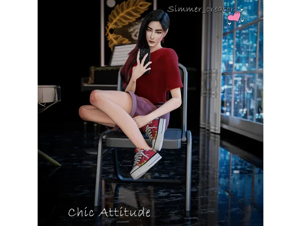 Mix Chic Attitude - The Sims 4 Custom Content