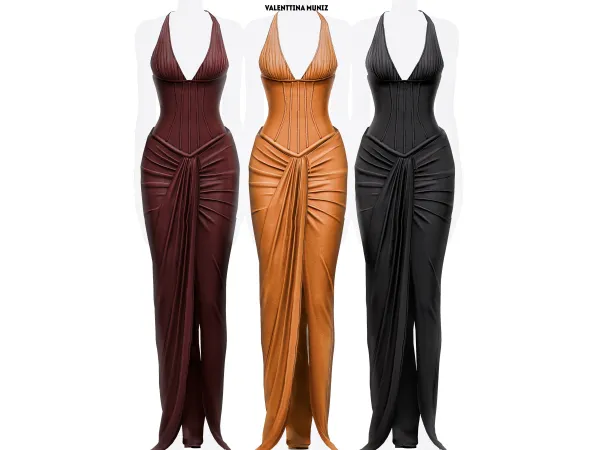 Alpha Borgia Dress Custom Content Valenttina Muniz - The Sims 4 Custom Content