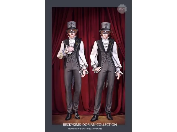 Alpha BECKYSIMS DORIAN COLLECTION - The Sims 4 Custom Content