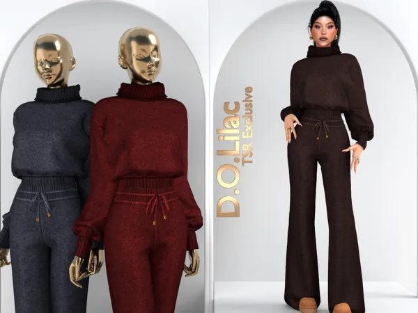 Alpha Cozy Chic Set DO109 - The Sims 4 Custom Content