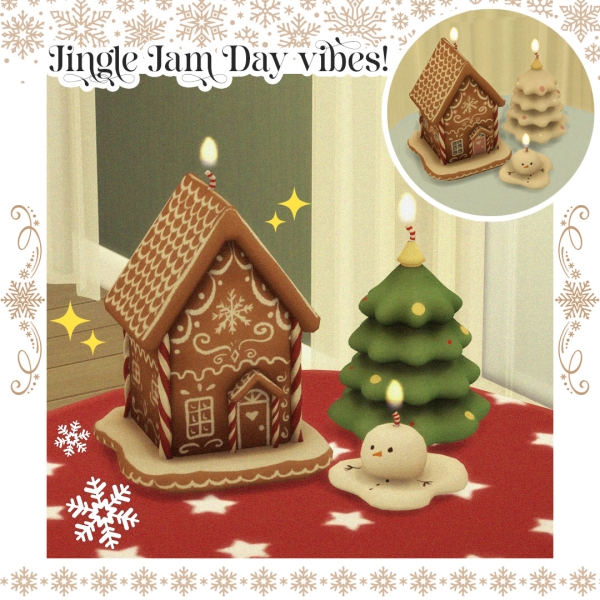 Maxis Match Jingle Jam Day Vibes by simsfinds - The Sims 4 Custom Content