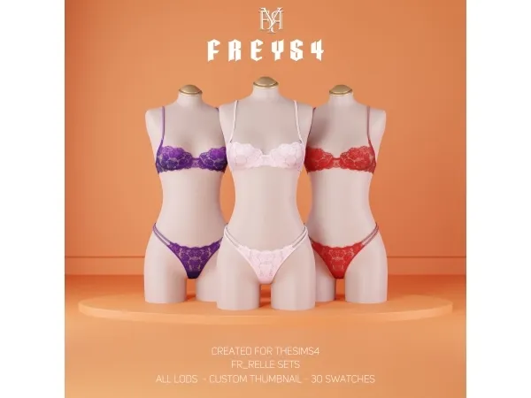 Alpha FR_Relle Sets - The Sims 4 Custom Content