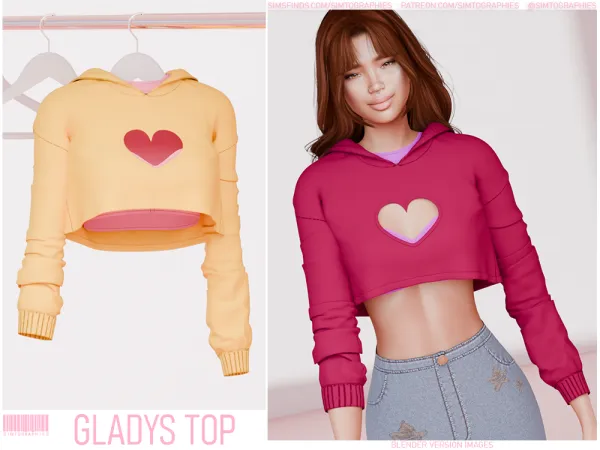Sims 4 Gladys Top