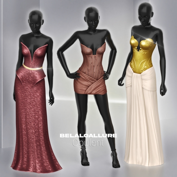 Alpha Belaloallure_Opulent collection by simsfinds - The Sims 4 Custom Content