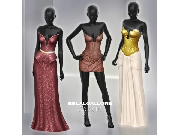 Alpha Belaloallure_Opulent collection - The Sims 4 Custom Content