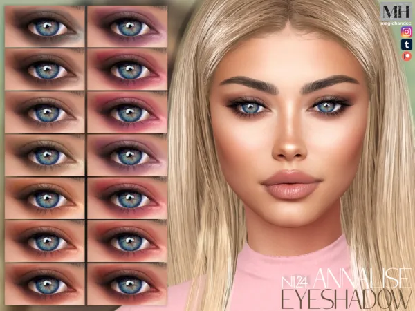 Sims 4 Annalise Eyeshadow N124