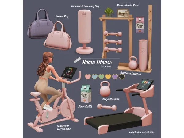 Mix Home Fitness - The Sims 4 Custom Content