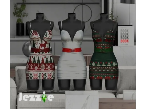 Alpha JEZZIETS4 ALEXA DRESS - The Sims 4 Custom Content