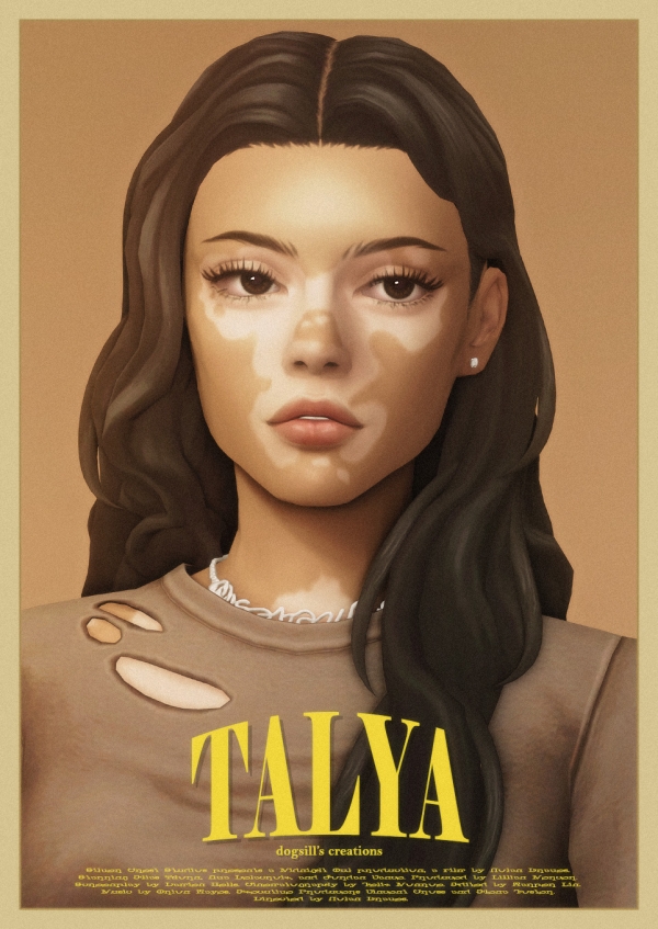 Maxis Match talya hair by simsfinds - The Sims 4 Custom Content
