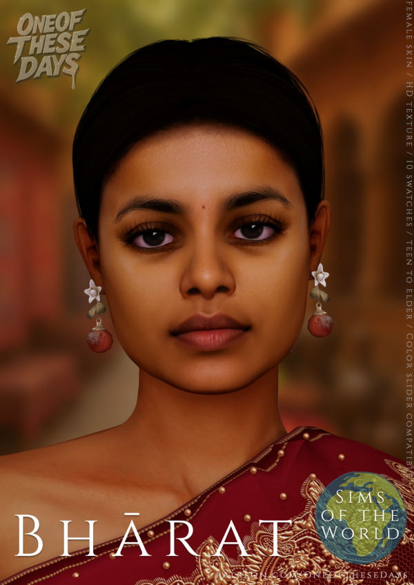 Alpha Sims of the World India SKIN tray files by oneofthesedays - The Sims 4 Custom Content